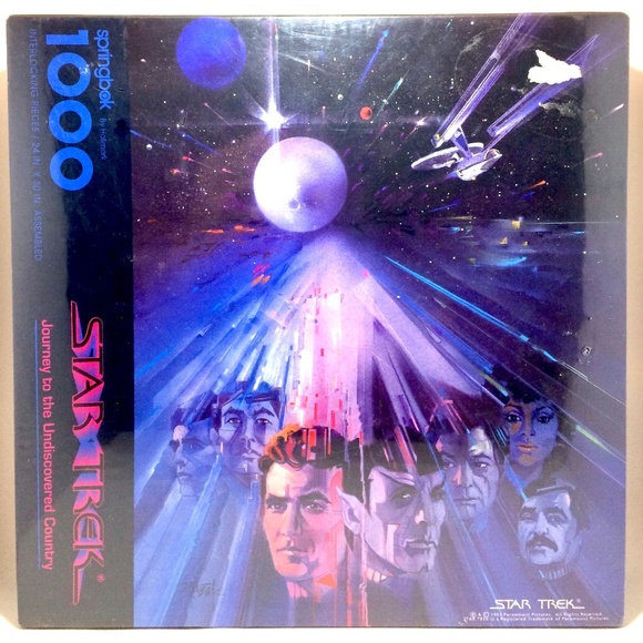 Springbok Star Trek Journey to Undiscovered Country 1000 Piece Puzzle - Picture 1 of 2